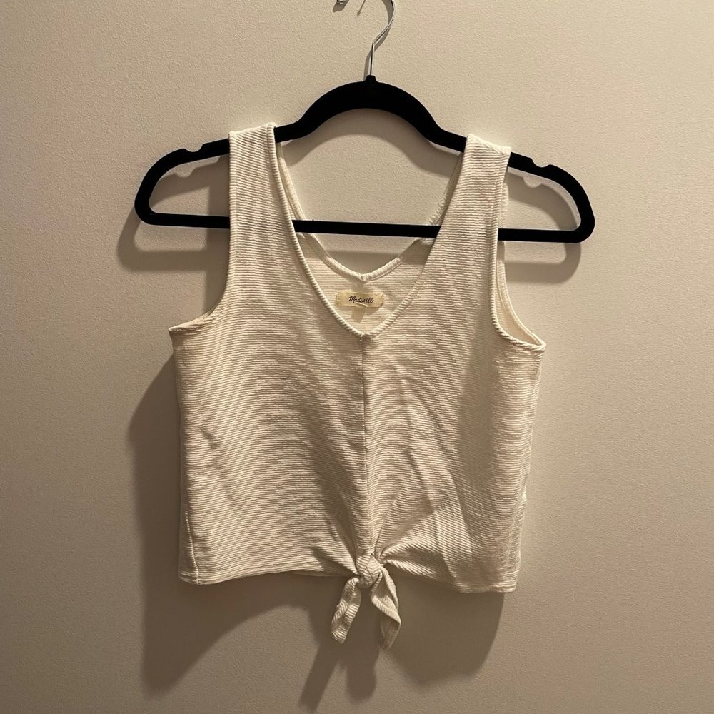 Madewell XS Knotted Tank Top